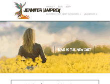 Tablet Screenshot of jenniferlamprey.com